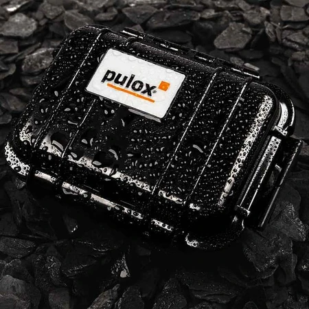 Pulox PO-200 Pulse Oximeter, blue, 1 unit, as is