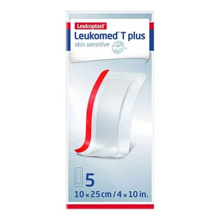 Leukomed® T plus para piel sensible, 10 x 25 cm, paquete de 5 apósitos