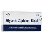 Supositorios de glicerina Rösch de 3 g para el estreñimiento, 100 supositorios