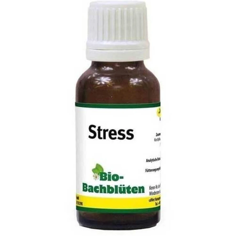 Organic Bach Flower Stress Drops for Dogs / Cats / Horses, 20 ml liquid