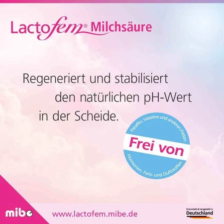 Lactofem Lactic Acid Vaginal Suppositories, 7 Suppositories