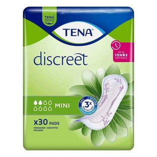 Compresas TENA® Discreet Mini para la incontinencia, 6 x 30 unidades