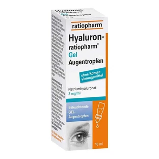 Gotas oftálmicas Hyaluron-Ratiopharm Gel, 10 ml