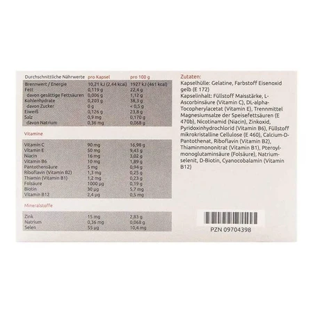 Cápsulas de vitaminas HD, 100 cápsulas