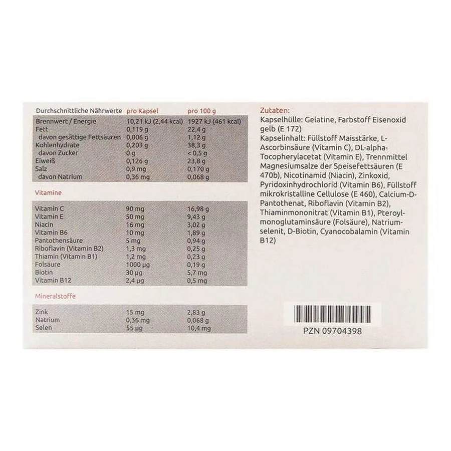 Cápsulas de vitaminas HD, 100 cápsulas