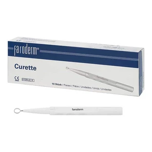 Curetă Faroderm 4 mm, 10 buc. n.v.