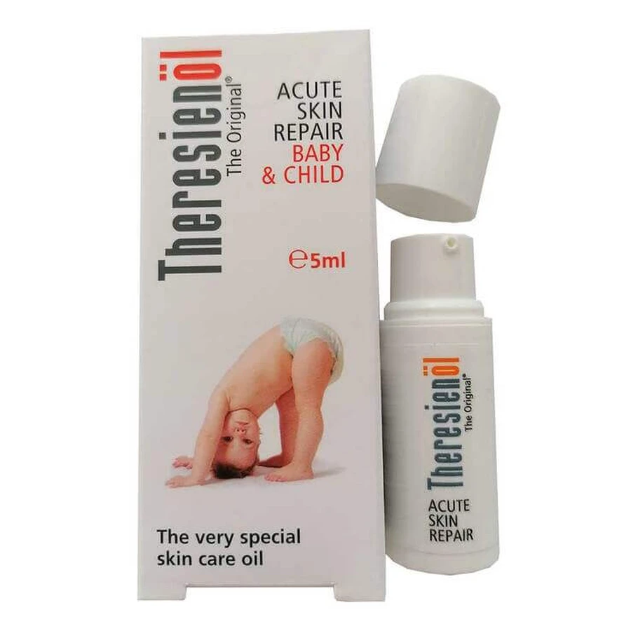 Huile Theresienöl pour bébés et enfants en flacon doseur, 5 ml d'huile