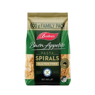 Buontempo spiraal pasta, 600 g, Orgran