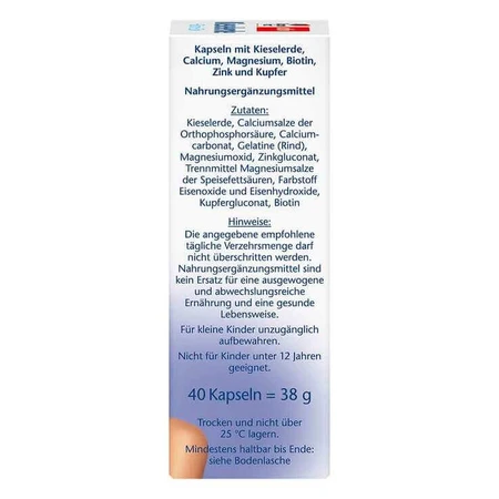 Doppelherz Silica + Biotine + Zink-capsules, 60 capsules