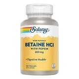 Cápsulas de betaína HCl 650 mg + pepsina I, 100 cápsulas