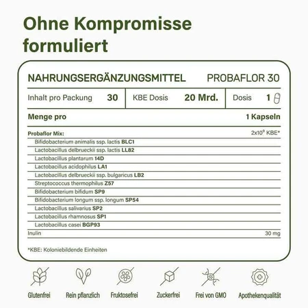 Nupure probaflor Microbiotica, capsule enterice, 2x90 capsule enterice