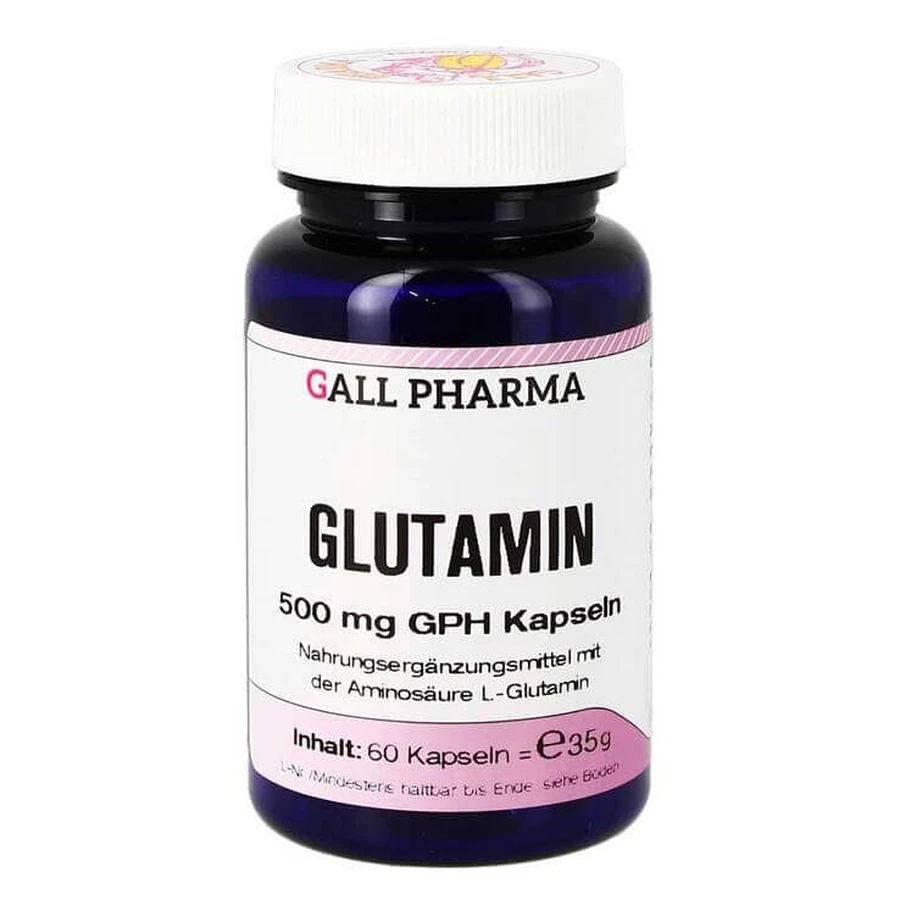 Glutamin 500 mg GPH Kapseln, 60 St Kapseln