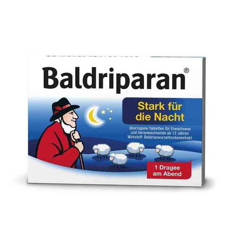 Baldriparan Stark tabletten met nachtelijke afgifte, 60 tabletten Tabletten met coating