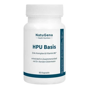 HPU Complexe de zinc de base + vitamine B6 + manganèse, gélules végétaliennes, 90 gélules