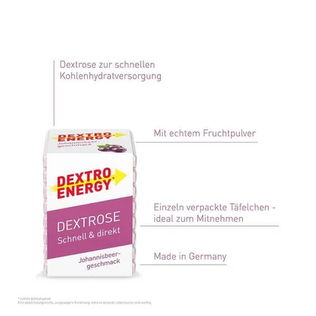 Dextro Energen Red Currant Cubes, 1 cube