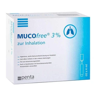 Mucofree 3% for inhalation, 20 x 4 ml solution for a nebulizer