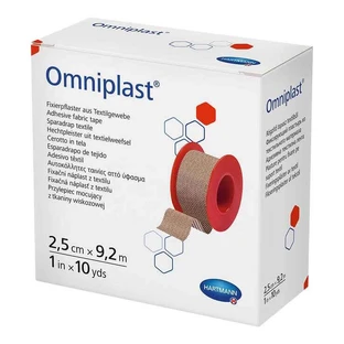Omniplast Adhesive Bandage, Woven Fabric, 2.5 cm x 9.2 m, 1 Bandage