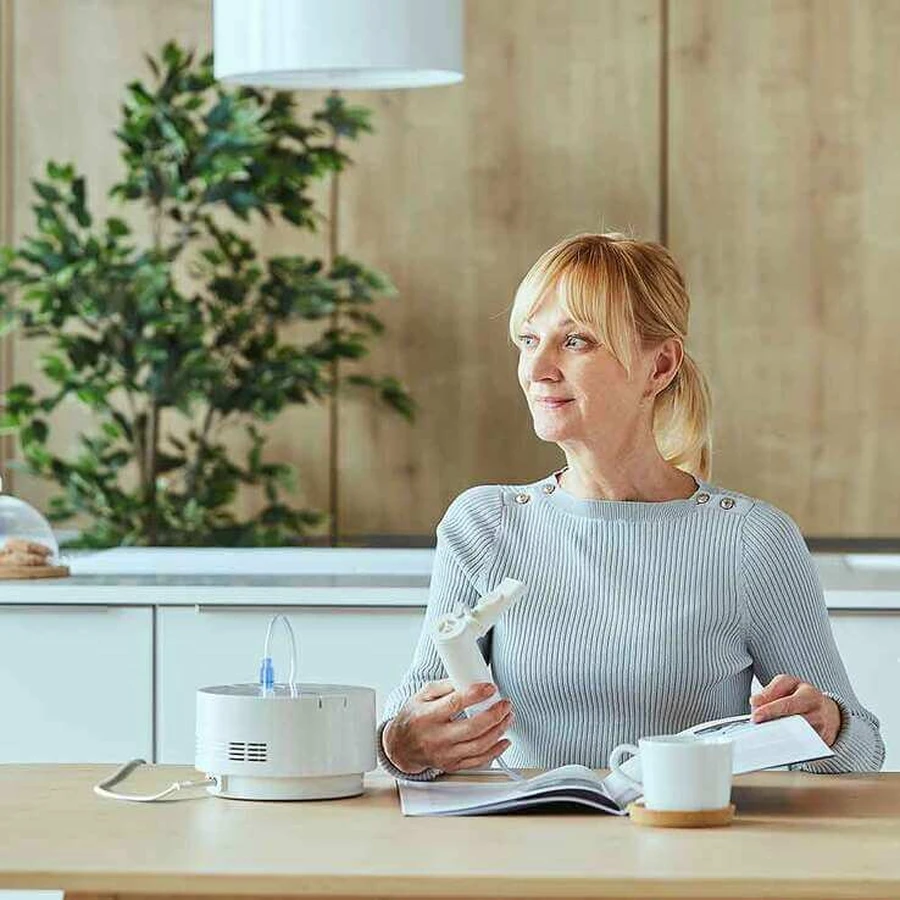 OMRON C28P-inhalator, 1 stuk, in de staat waarin hij zich bevindt