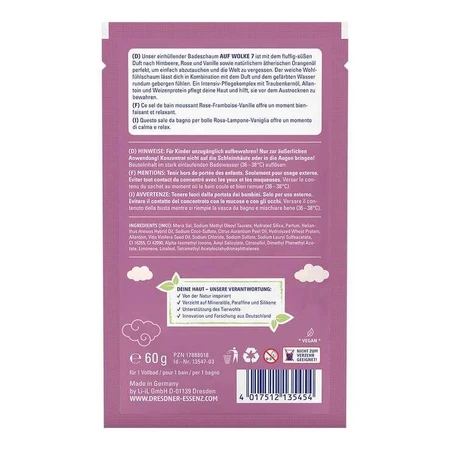 DE "On Cloud 9" Bath Foam, 60 g Bath
