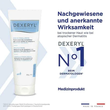 Dexeryl Skin Care Cream, 2 x 500 g tubes