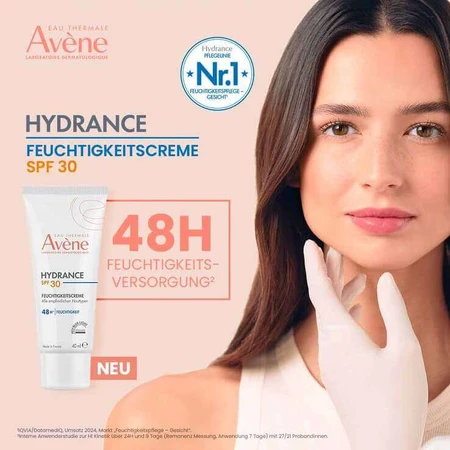Avene Hydrance Feuchtigkeitscreme SPF 30, 2x40 ml Creme