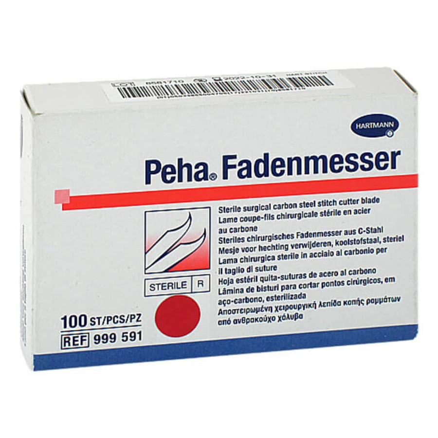 Peha chirurgische draadknipper, steriel, 100 stuks, naar behoefte