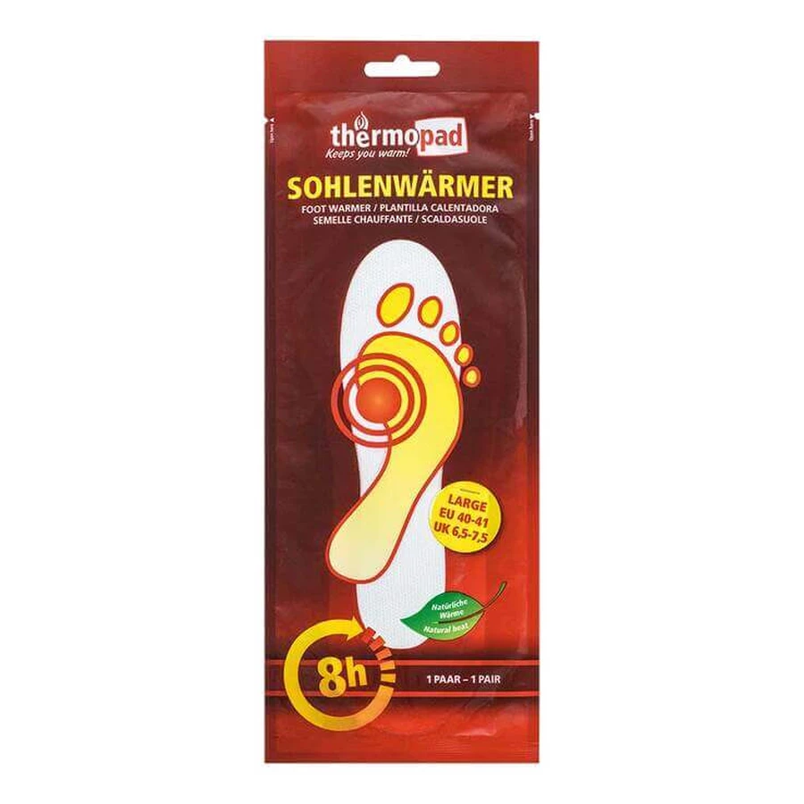 Semelles Thermopad, taille L (40–41), 10 x 2 paires