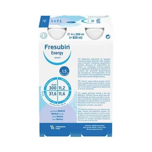 Fresubin Energy Drink neutrale waterfles, 6 x 4 x 200 ml vloeistof