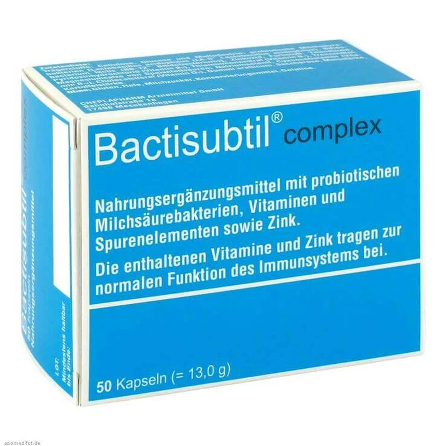 Capsule Bactisubtil Complex, 50 de capsule