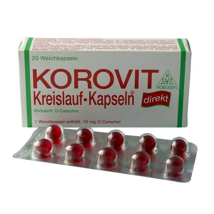 Korovit – kapsułki poprawiające krążenie, 20 kapsułek: ceny i cechy