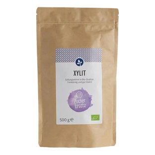 Biologische xylitol-suikervervanger, fijnkorrelig, 500 g poeder