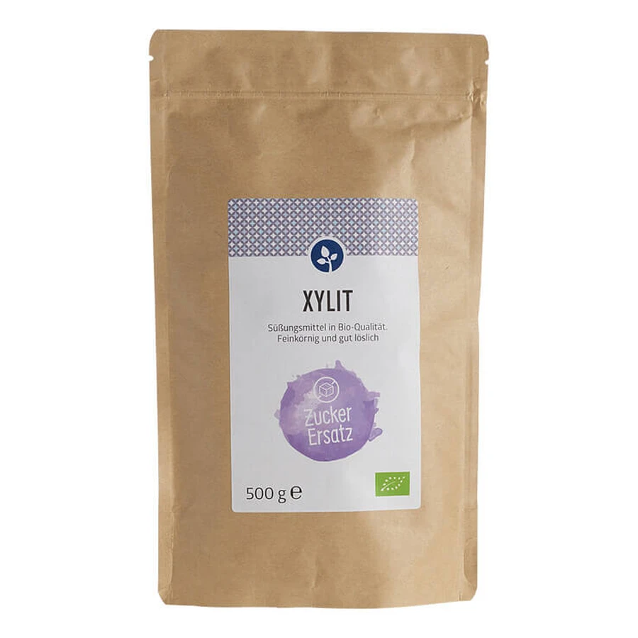 Biologische xylitol-suikervervanger, fijnkorrelig, 500 g poeder