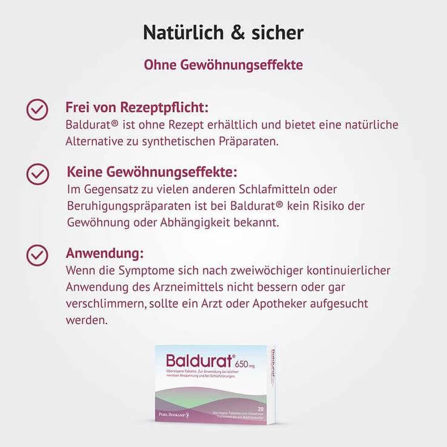 Baldurat Film-Coated Tablets, 20 film-coated tablets