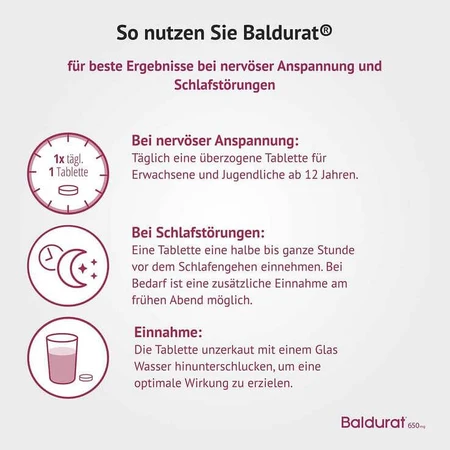 Baldurat Film-Coated Tablets, 20 film-coated tablets