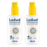 Ladival Zonnebrandspray voor de droge huid SPF 30, 2x150 ml spray