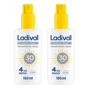 Ladival Sunscreen Spray for Dry Skin SPF 30, 2x150 ml Spray