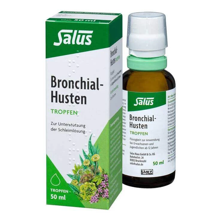 Salus Bronchial Cough Drops, 50 ml liquid