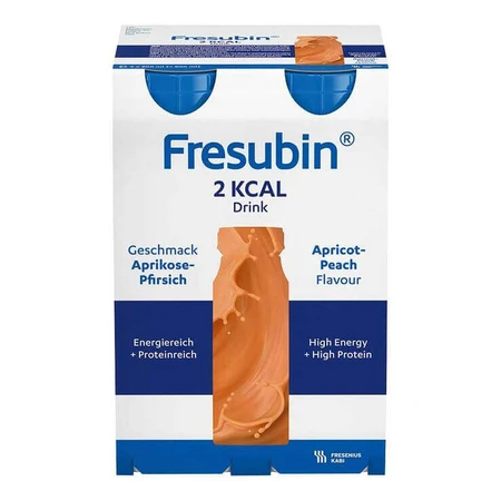 Fresubin 2 kcal Drink Apricot-Peach, 8 x 4 x 200 ml Solution
