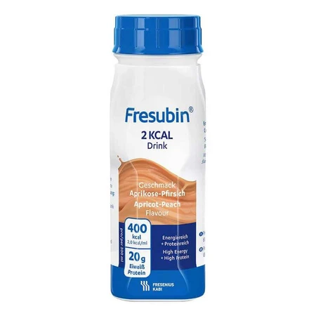 Fresubin 2 kcal Drink Apricot-Peach, 8 x 4 x 200 ml Solution