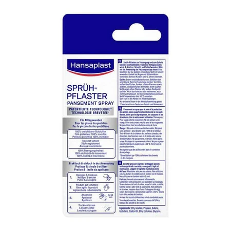 Hansaplast Second Skin Protective Spray Bandage, 2 x 40 ml spray bottles