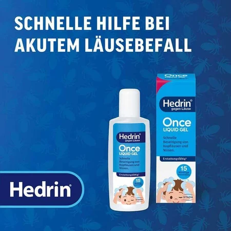 Hedrin Once vloeibare gel, 100 ml gel