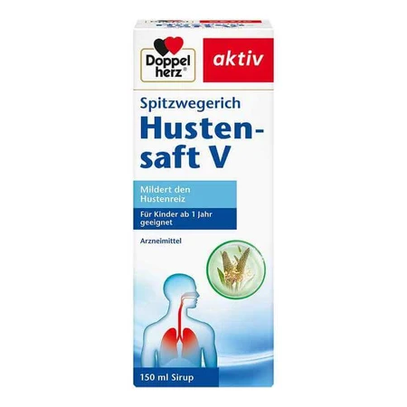 Doppelherz Spitzwegerich Hustensaft V, 150 ml Saft
