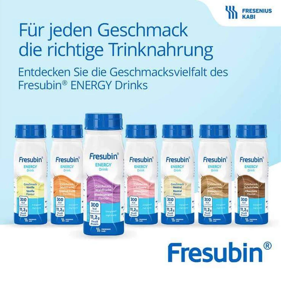 Fresubin Energy Drink Mischkarton Trinkflasche , 2x4800 ml Lösung