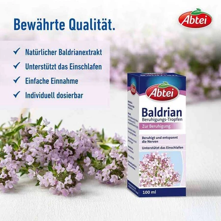 Abtei Baldrian Beruhigungs-Tropfen, 100 ml Tropfen