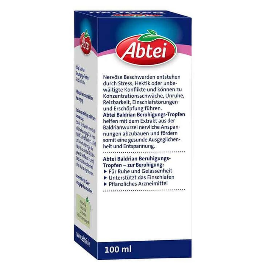 Abtei Baldrian Beruhigungs-Tropfen, 100 ml Tropfen