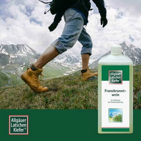 Allgäu Bergdennen-wrijfmiddel, 1000 ml oplossing