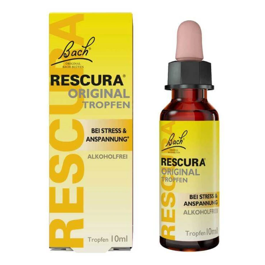 Bach Flower Rescura Drops, Alcohol-Free, 20 ml