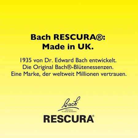 Bach Flower Rescura Drops, Alcohol-Free, 20 ml