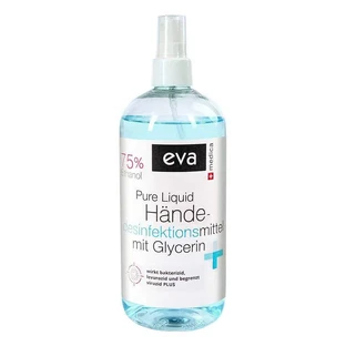 Eva Medica Pure vloeibare handdesinfecterende gel, 500 ml vloeistof