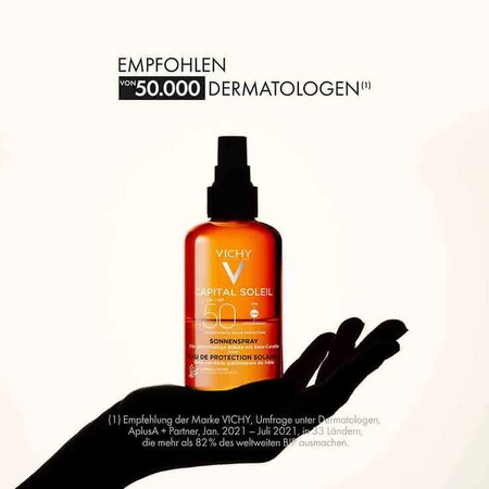 Vichy Capital Soleil Zonnenspray, Bruiningsspray, SPF 50, 2x200 ml spray